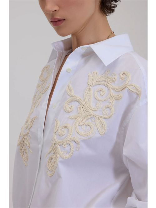 Shirt with embroidery ERMANNO FIRENZE | D48EK024E35MFB2010797